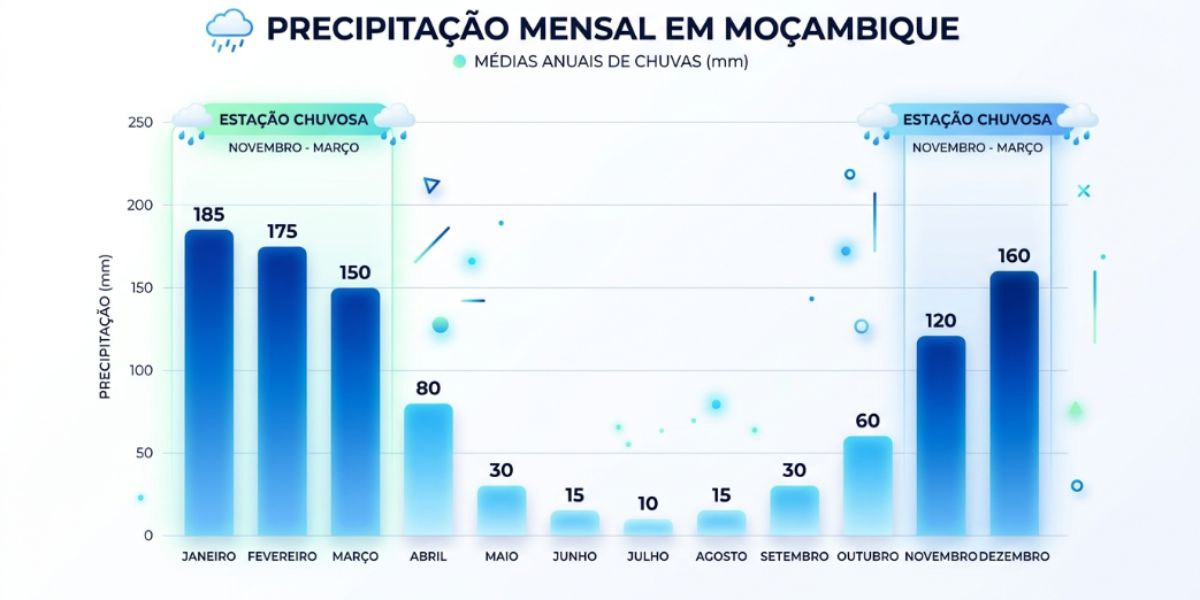 As chuvas em Moçambique não dependem apenas das estações. Dois fenómenos têm impacto direto e imprevisível na precipitação anual